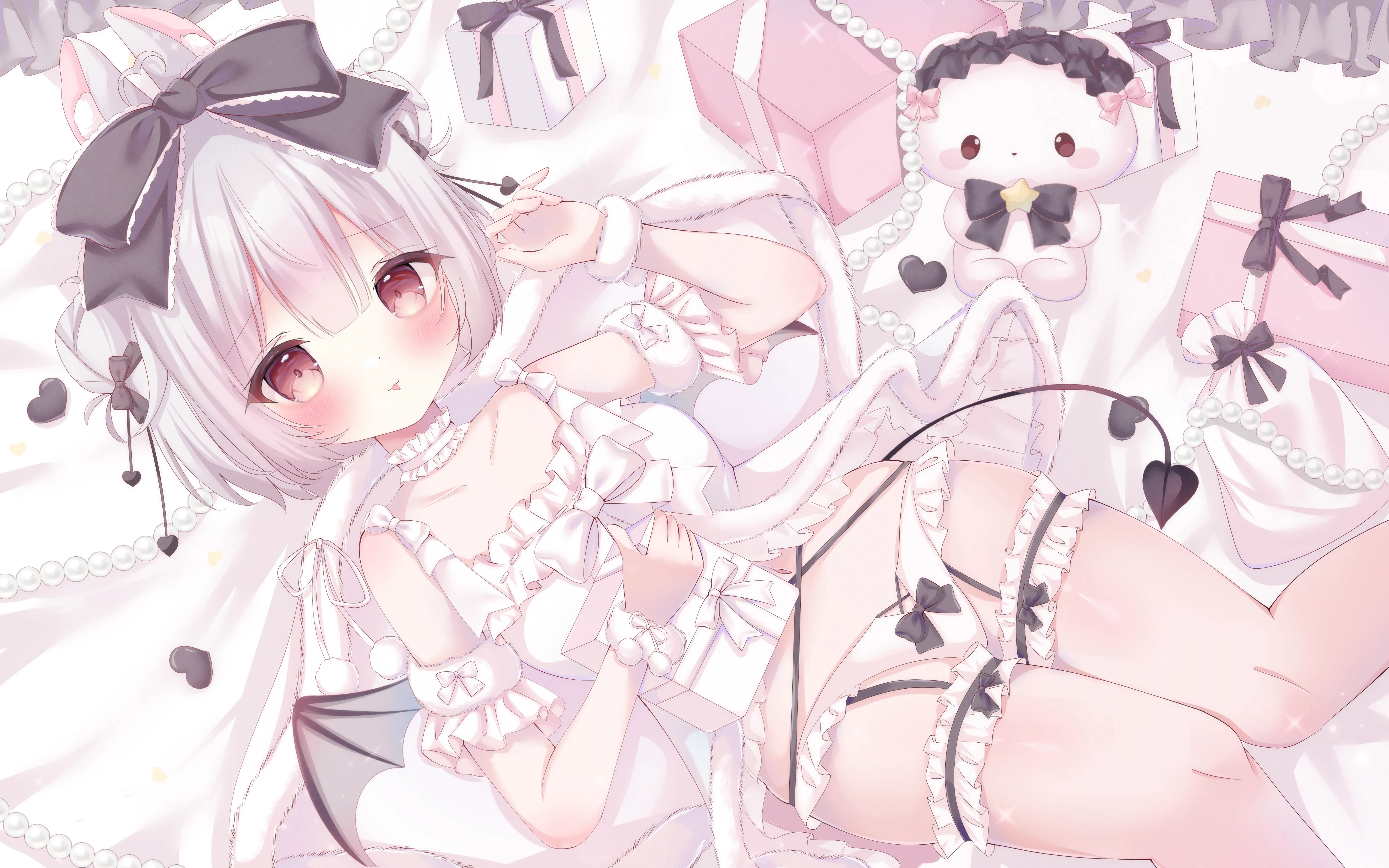 あくま（てんさい）キービジュアル